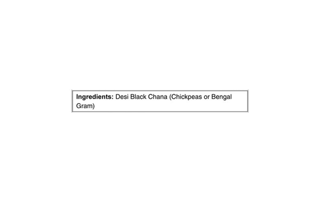 Ekgaon Desi Black Chana    Pack  1 kilogram